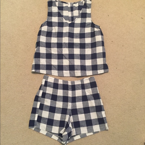 Old Navy Pants - Gingham Two Piece Tank and Shorts